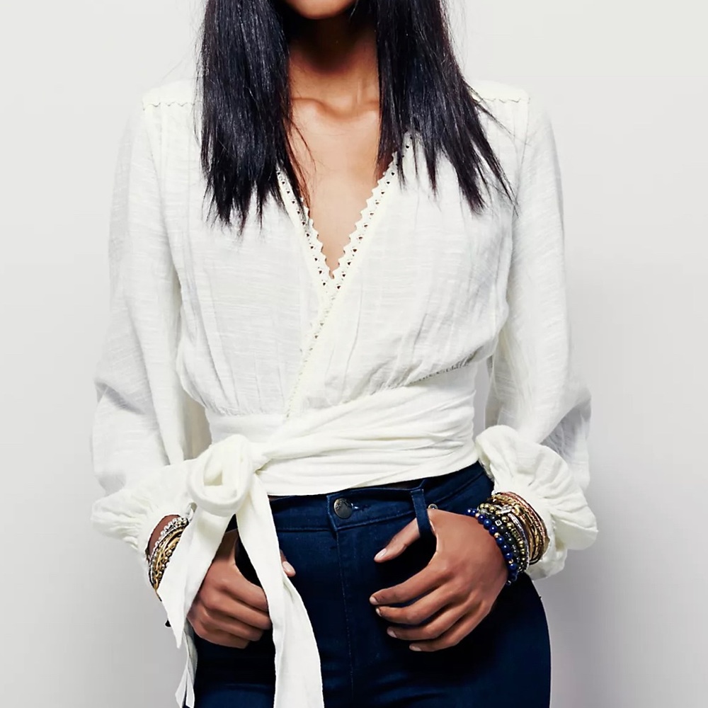 Happiest Days Wrap Top Free People